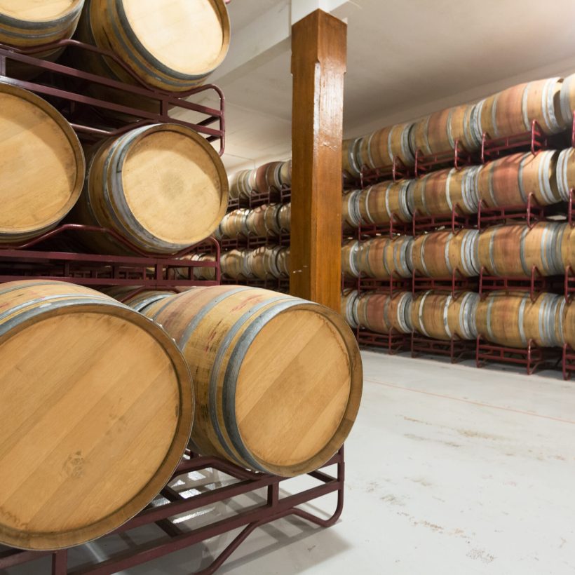 wooden-barrels-cellar